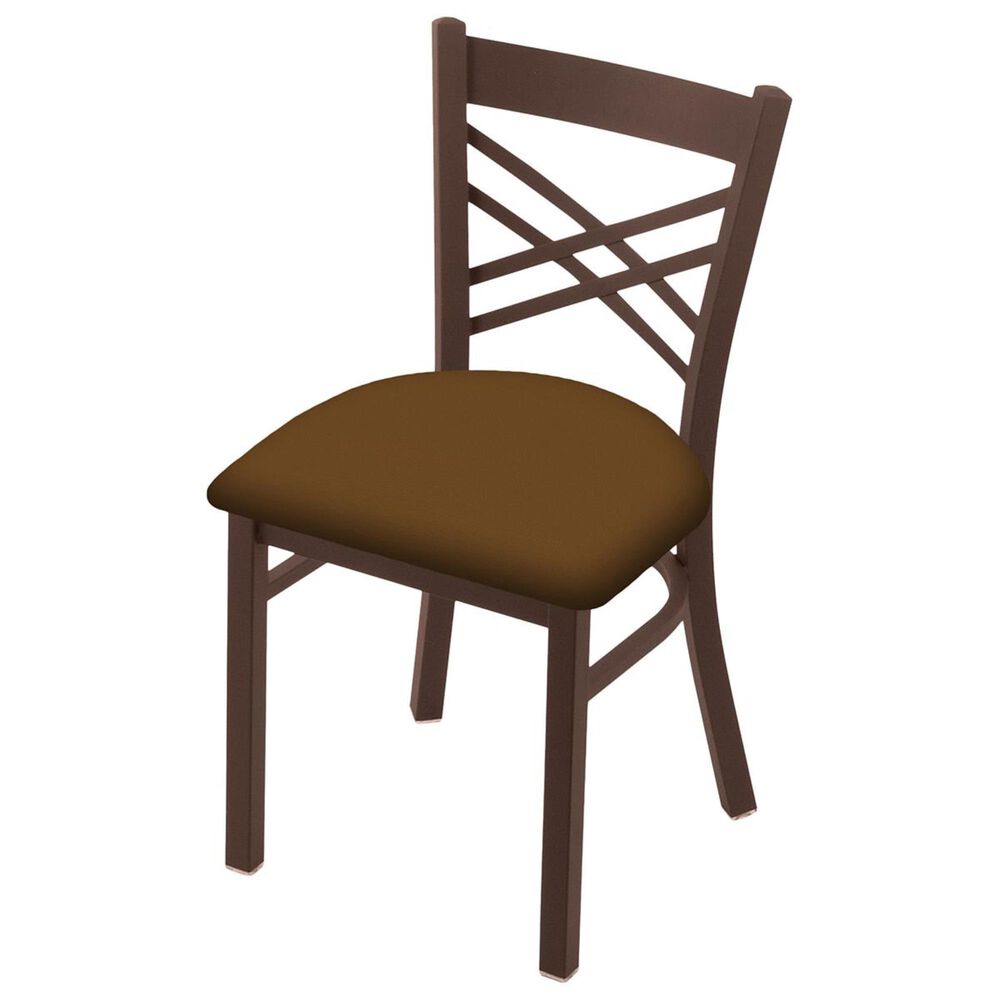 Holland Bar Stool 620 Catalina 18" Chair with Bronze and Canter Thatch Seat, , large