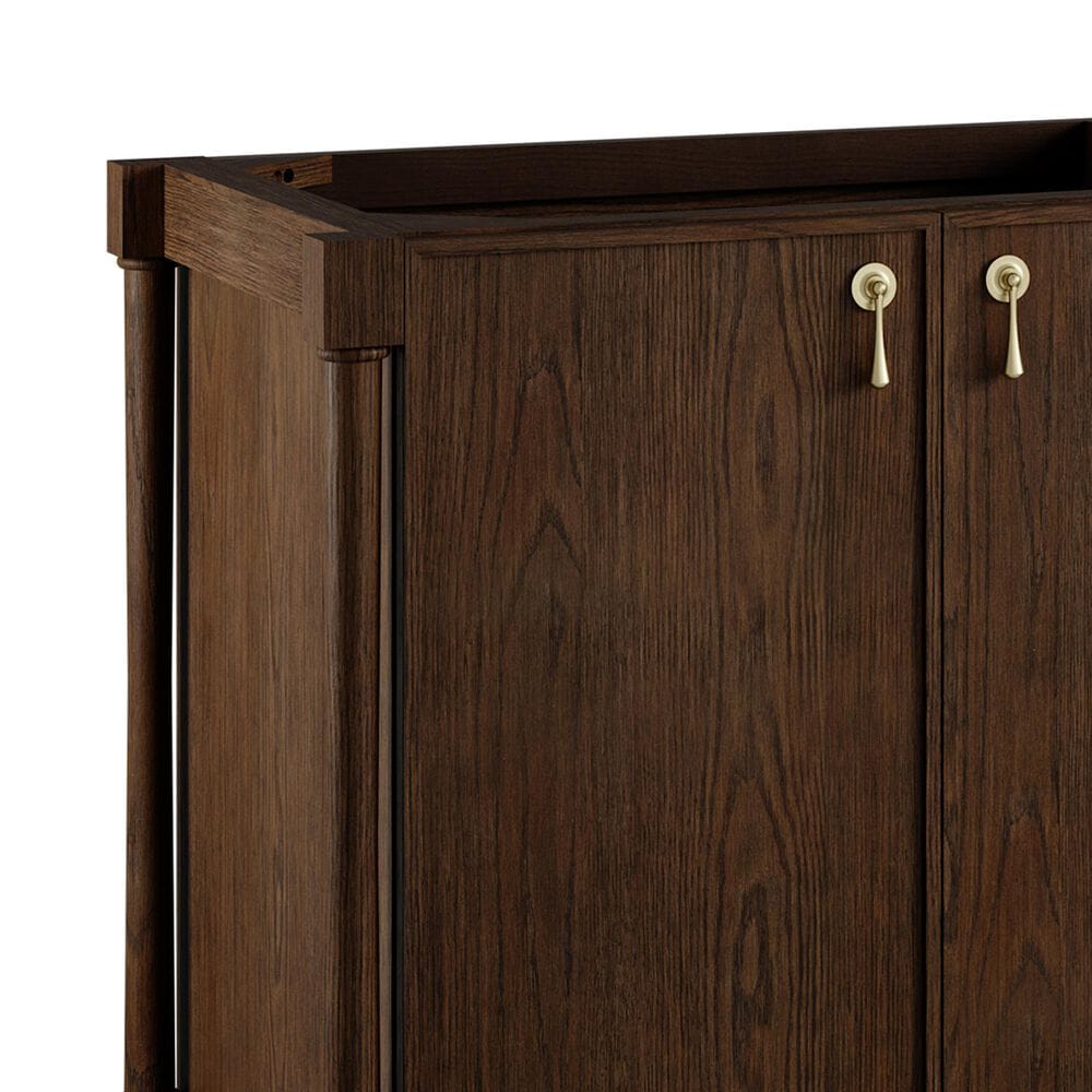 James Martin Kinnsden 72" Double Bathroom Vanity Cabinet in Sable Oak, , large