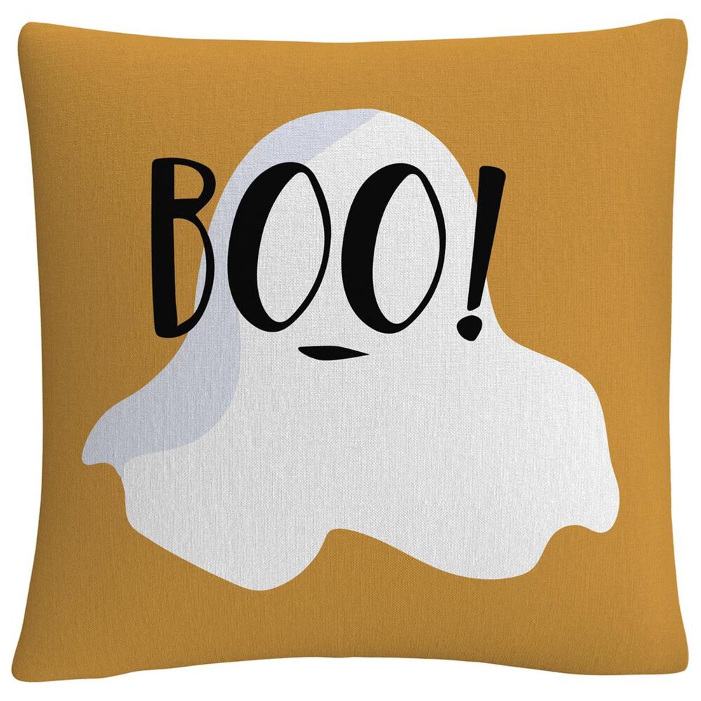 Timberlake White Ghost Boo Halloween By ABC 16" Decorative Throw Pillow, , large