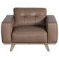 Interlochen Leather Accent Chair in York Sand, , large