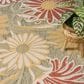 Nourison Aloha ALH33 Sage and Rose 5"3" x 7"5" Indoor/Outdoor Area Rug, , large