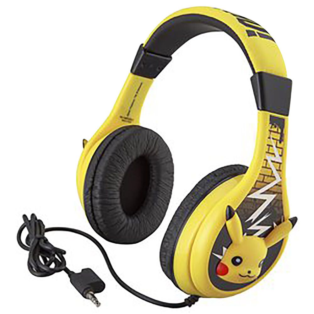 eKids Pikachu Wired Over-The-Ear Headphones for Kids, , large