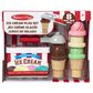 Melissa & Doug Scoop and Stack Ice Cream Cone Playset, , large