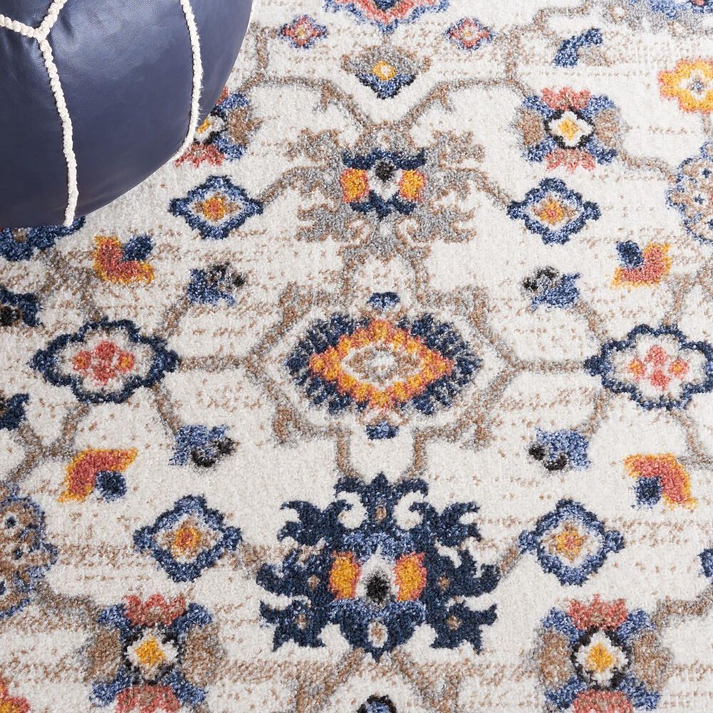 Safavieh Astoria 4&#39; x 6&#39; Ivory and Rust Area Rug, , large
