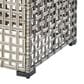 HOMLUX LED-Lit Patio Coffee Table with Built-In Solar Powered LED Lights in Gray, , large