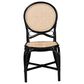 Baxton Studio Ayana Side Chair in Natural Brown and Black, , large
