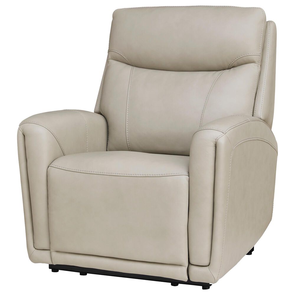 Kelsey Nosal Pincara Power Auto Glide Recliner with Adjustable Headrest in Bone, , large