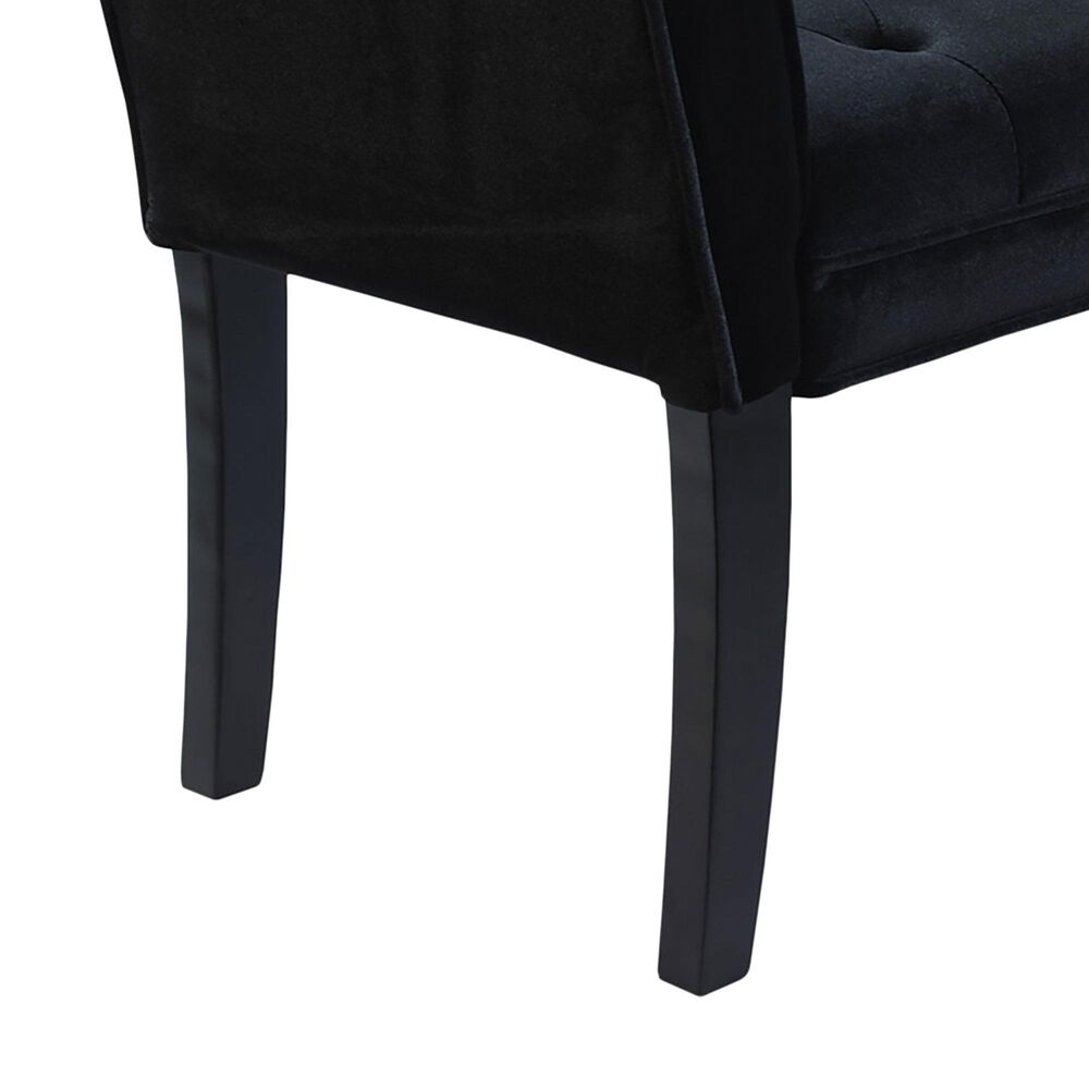 Blue River Chatham Upholstery Bench in Black, , large