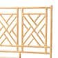 Baxton Studio Karavo Queen Standalone Headboard in Natural Rattan, , large