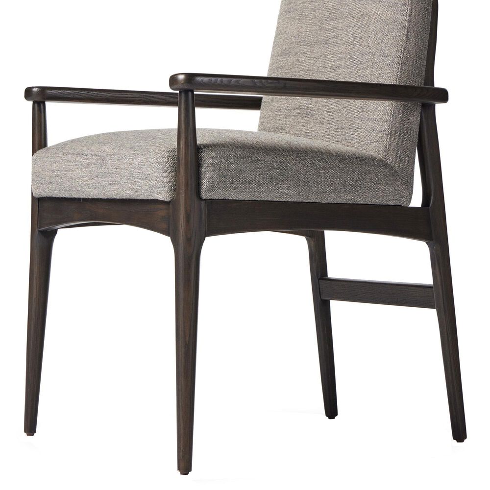 Four Hands Albiba Arm Chair in Burnt Oak, , large