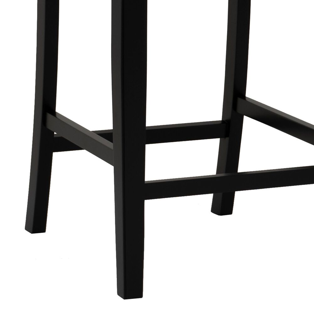 Linon Home Decor Rylan Counter Stool in Black, , large