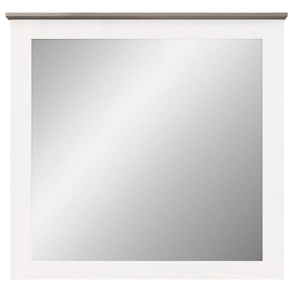 Archbold Furniture Dresser and Mirror in White, , large