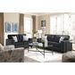 Ashley Altari Stationary Sofa and Loveseat Set in Slate, , large