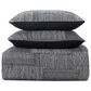 BCP Home Halifax 3-Piece Queen Comforter Set in Charcoal and Grey, , large