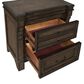 Sasha Lee Grand Teton 5 Piece Queen Bedroom Set in Warm Brown Oak, , large