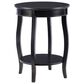 Linon Home Decor Rainbow Side Table in Black, , large
