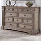 Millenium Blairhurst 10-Drawer Dresser in Light Grayish Brown, , large