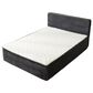 HOMLUX Plush Queen Mattress with Grey Headboard, , large