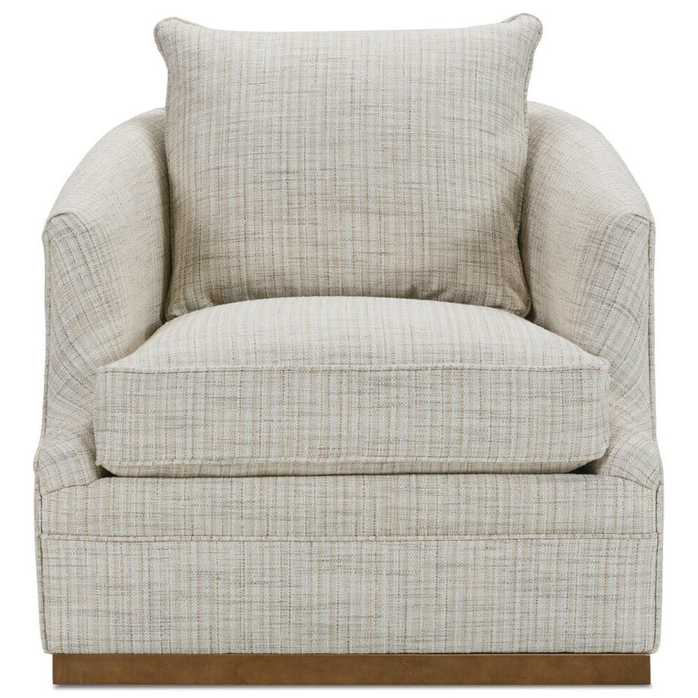 Rowe Furniture Emmerson Swivel Chair in Wheat, , large