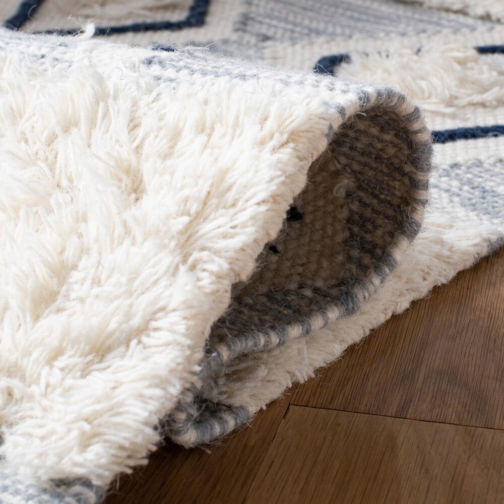 Safavieh Natura NAT678A 3&#39; x 5&#39; Ivory and Blue Area Rug, , large
