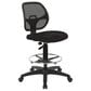 OSP Home DC Series Deluxe Mesh Back Drafting Chair in Black, , large