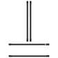Cafe Refrigeration Handle Kit in Flat Black, , large