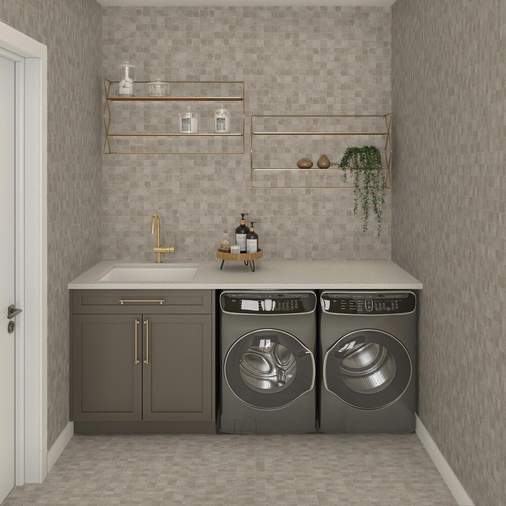 Dal-Tile Haddonstone Atlas 2" x 2" on 12" x 12" Porcelain Mosaic Sheet, , large