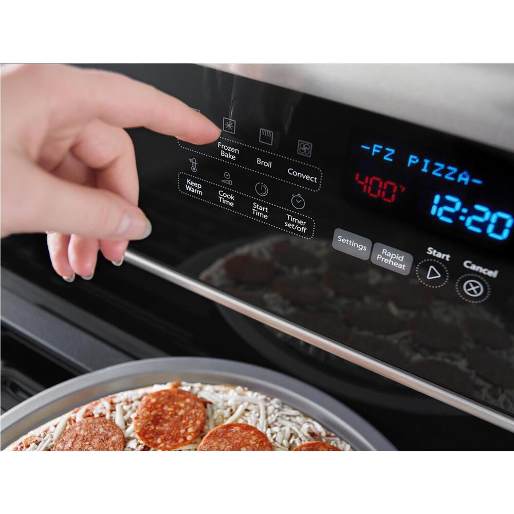 Whirlpool 6.7 Cu. Ft. Freestanding Electric Double Oven Range with Convection in Stainless Steel, , large
