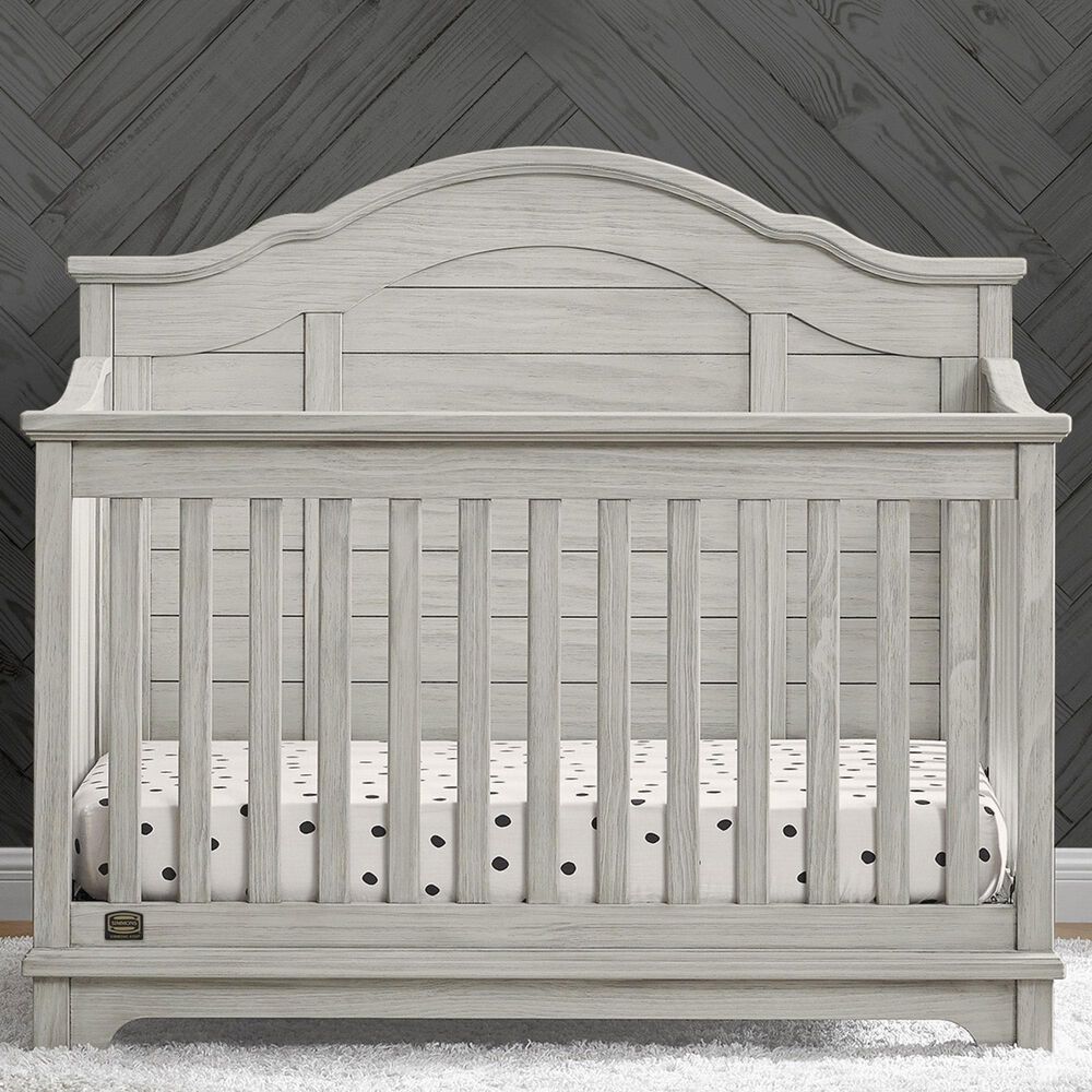 Delta Children Asher 6-In-1 Convertible Crib in Rustic Mist, , large
