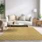 Dalyn Rug Company York 9" x 12" Gold Indoor/Outdoor Area Rug, , large