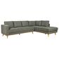 Porter Designs Ablina 2-Piece Sectional with Right-Facing Chaise in Eucalyptus, , large