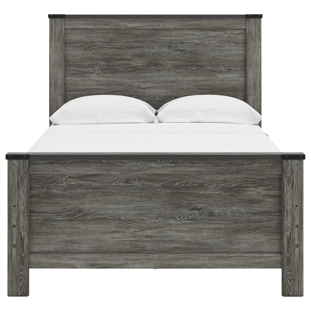 Ashley Frandern 4-Piece Full Panel Bedroom Set in Rustic Warm Gray, , large