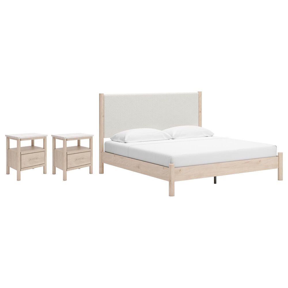 Ashley Cadmori King Platform Bed and Two Nightstands, , large