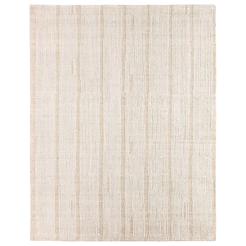 Jaipur Finnigan Edher White, Tan and Taupe 6" x 9" Area Rug, , large