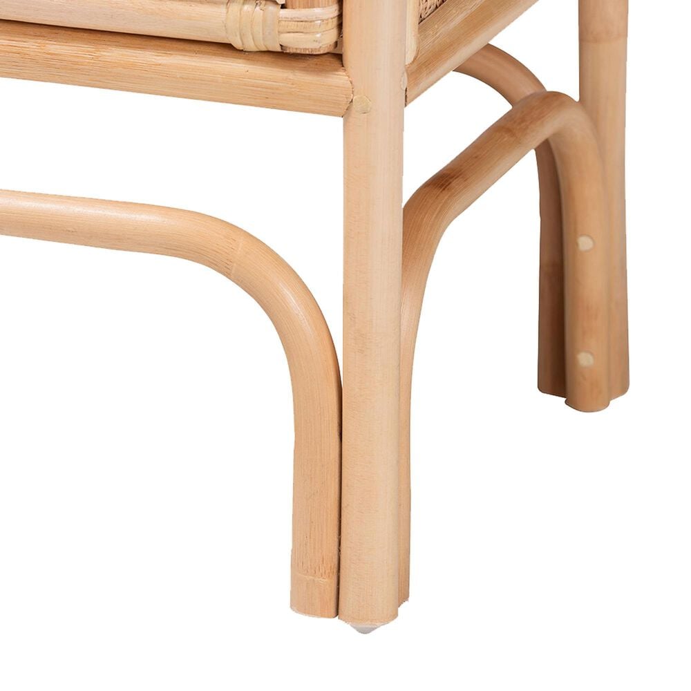 Baxton Studio Carabella 1-Drawer Nightstand in Natural, , large