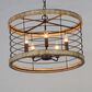 Maxim Lighting Homestead 5-Light Chandelier in Driftwood and Black, , large