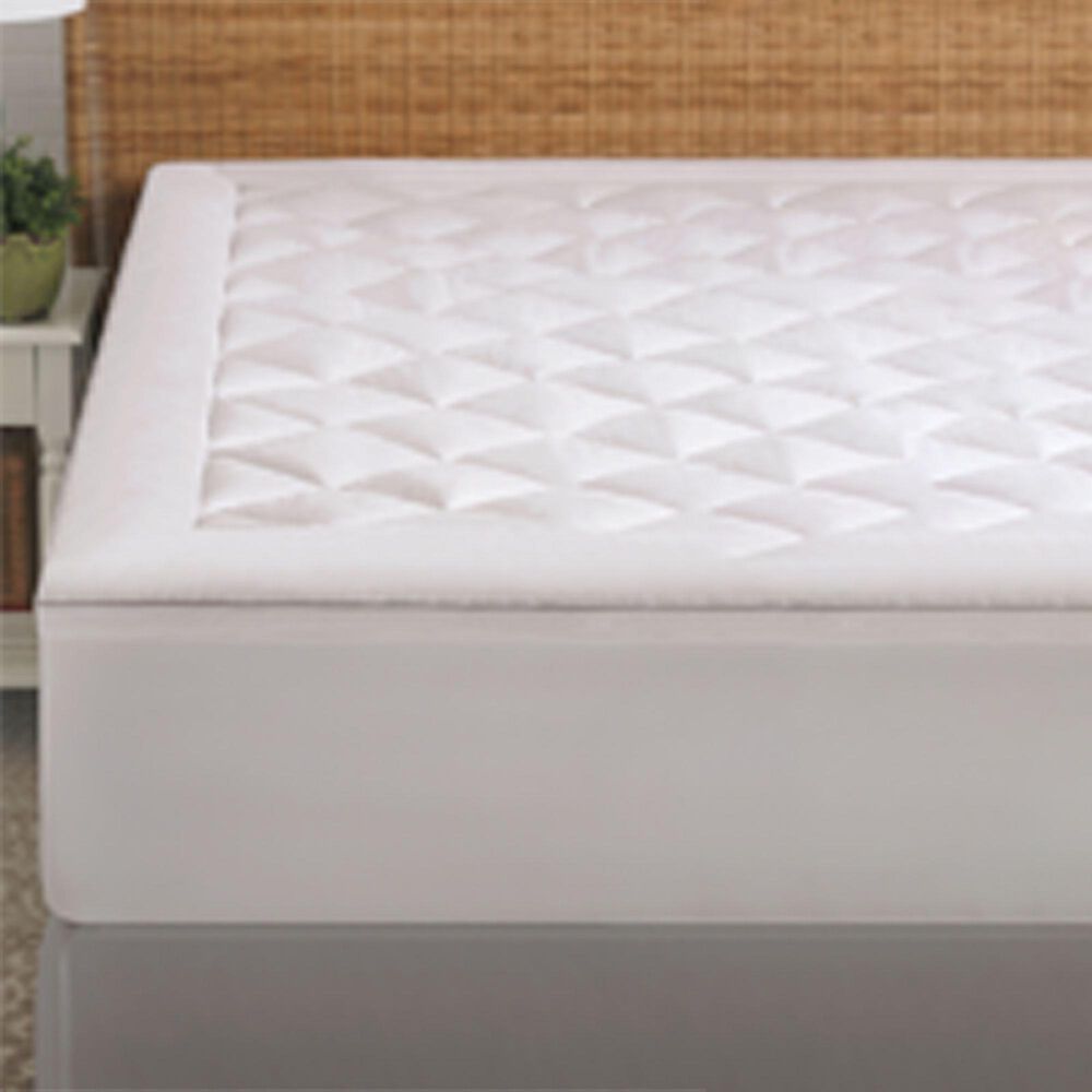 Allied Home Tranquil Horizon California King Mattress Pad in White, , large