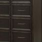 at HOME Caldwell Oversized 64inch x 69inch Master Chest in Caldwell Dark Brown with Black, , large