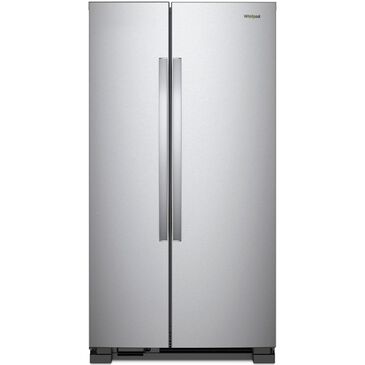 Whirlpool 25 Cu. Ft. 36" Side-by-Side Refrigerator in Monochromatic Stainless Steel, , large