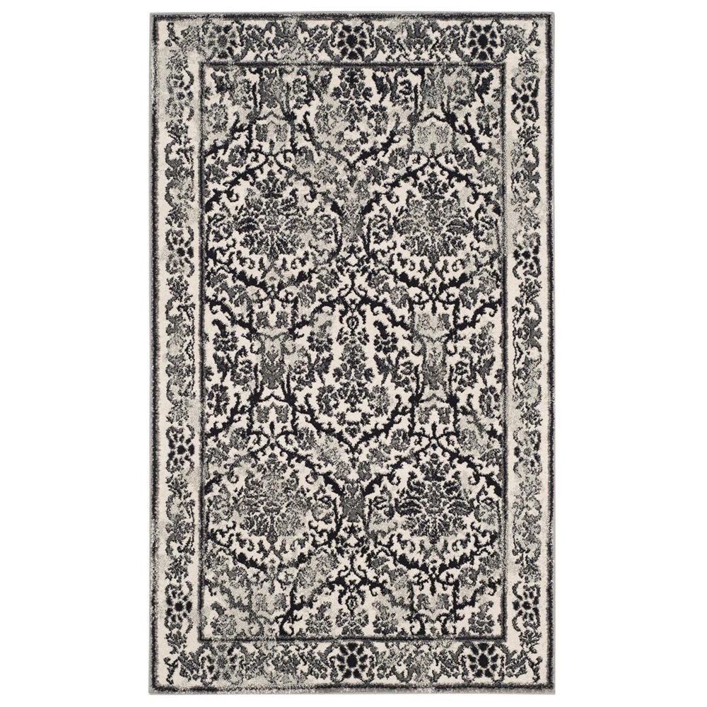 Safavieh Evoke EVK242D-3 3&#39; x 5&#39; Ivory/Grey Area Rug, , large