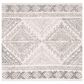 Safavieh Micro-Loop 5" Square Ivory and Light Brown Area Rug, , large