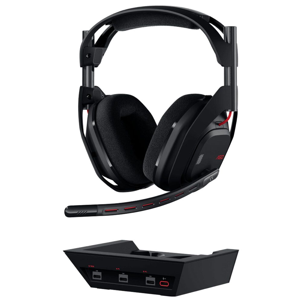 Logitech G Astro Series A50 Lightspeed Wireless Gaming Headset with Base Station in Black, , large