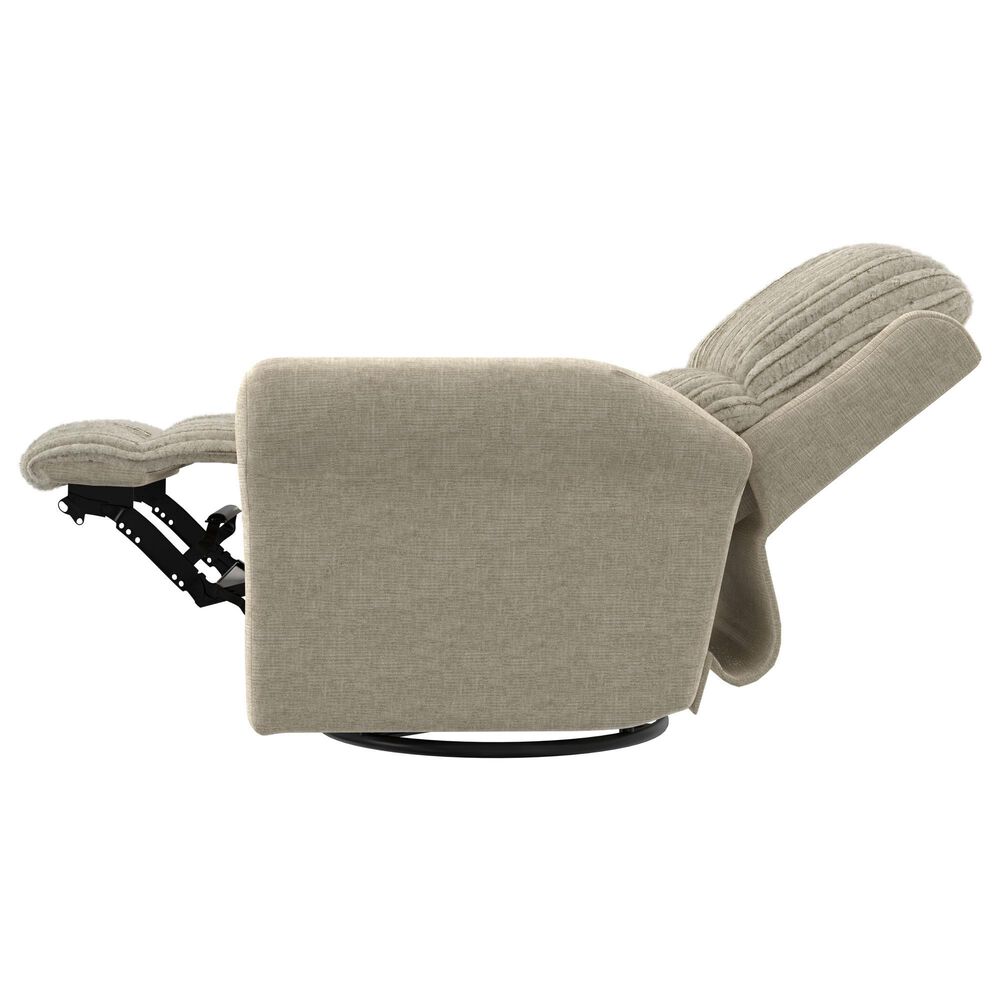 Catnapper Foxy Swivel Glider Recliner in Porcelain, , large
