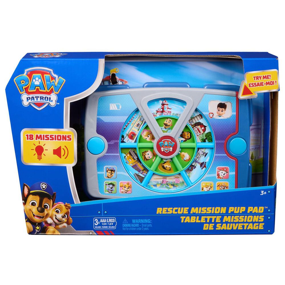 PAW Patrol Academy Rescue Mission Pup Pad Learning Toy, , large