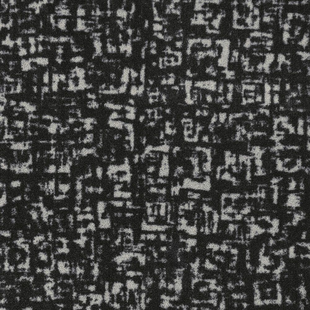 Milliken Brand Code Block Print Essentials Carpet in Charcoal, , large
