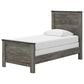 Ashley Frandern Twin Panel Bed in Black and Warm Gray, , large