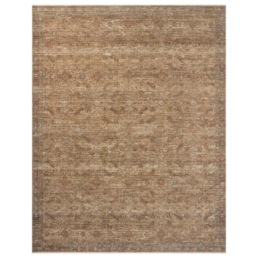 Loloi Heritage 15" x 15" Square Natural and Mist Area Rug, , large