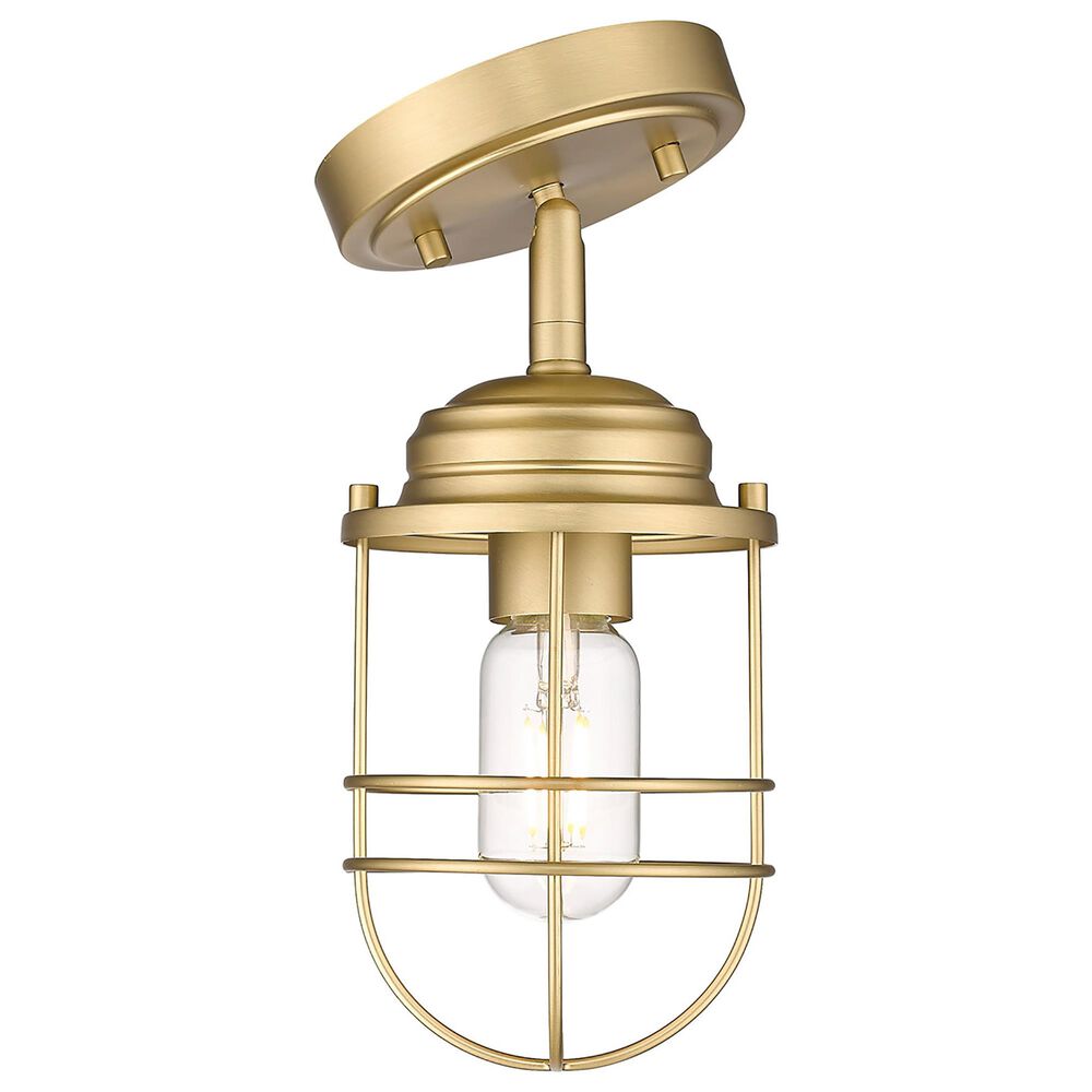 Golden Lighting Seaport Semi-Flush in Brushed Champagne Bronze, , large