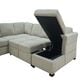 37B Breanne 3-Piece Right Facing Sleeper Sectional with Chaise in Gabbana Khaki, , large
