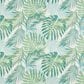 Safavieh Barbados Tropical Botanical BAR592 3"3" x 5" Green and Teal Indoor/Outdoor Area Rug, , large